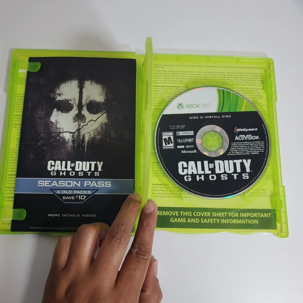 Call of Duty: Ghosts Xbox 360 – DISC 2 ONLY‎ – Replacement – Tested